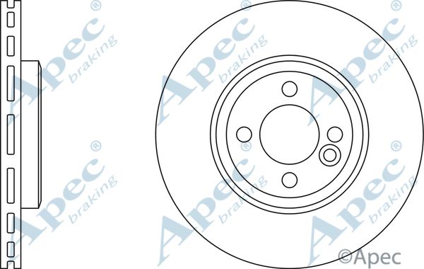 APEC BRAKING Тормозной диск DSK2499